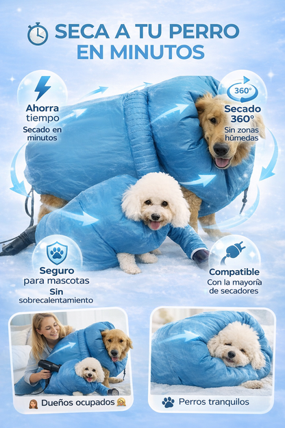 Bolsa de secado para mascotas